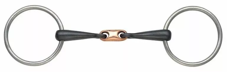 Copper Lozenge Snaffle with Sweet Iron Mouth