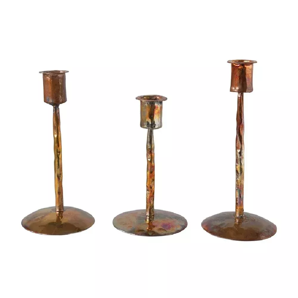 Copper Taper Candle Holder