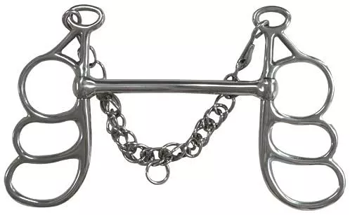 Coronet Butterfly 3-Loop Curved Mullen Mouth Driving Bit