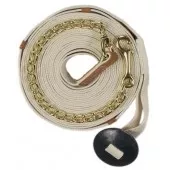 COTTON WEB 35' LUNGELINE W/ CHAIN