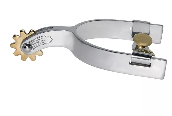 Cowboy Tack Youth Roper Engraved Spurs