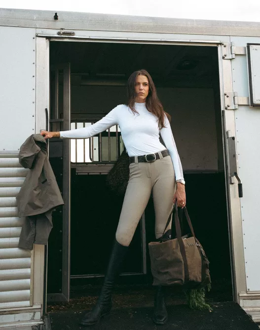 Criniere Life - Chloe Lightweight Breeches - Knee Patch - Beige