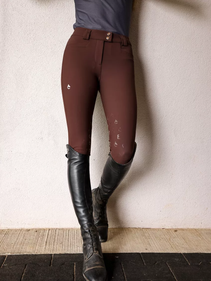 Criniere Life - Chloe Lightweight Breeches - Knee Patch - Mocha