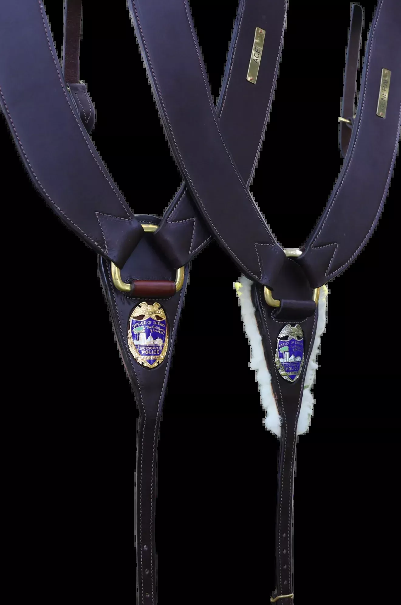 Custom Pulling Police Breast collar