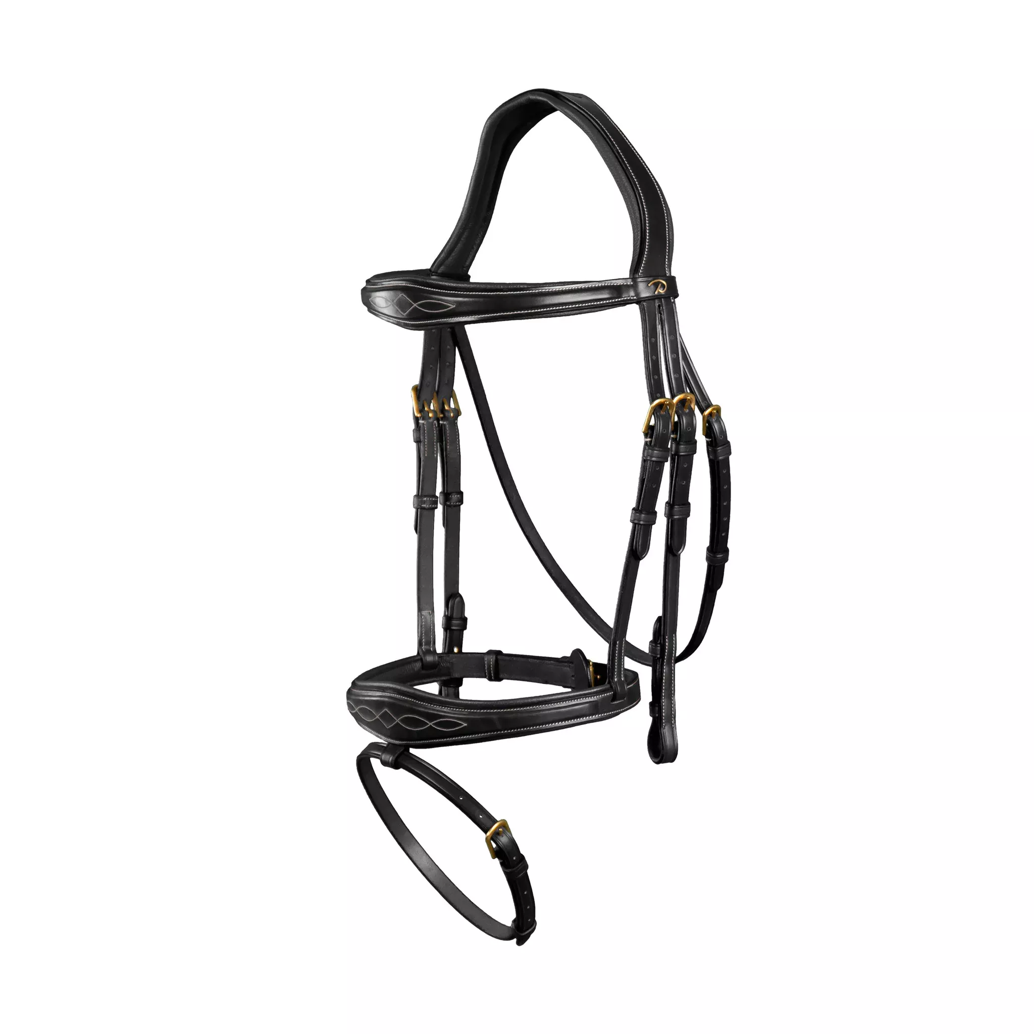 D Collection Anatomic Flash Noseband Bridle
