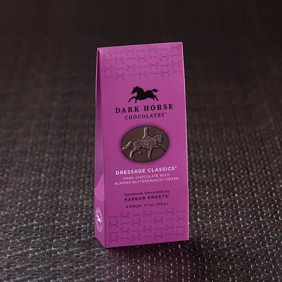 Dark Horse Chocolates Dressage Classics Gable Box - 6 pc.