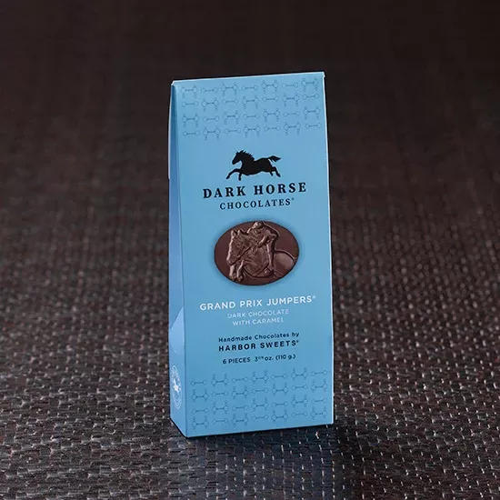 Dark Horse Chocolates Grand Prix Jumpers Gable Box - 6 pc