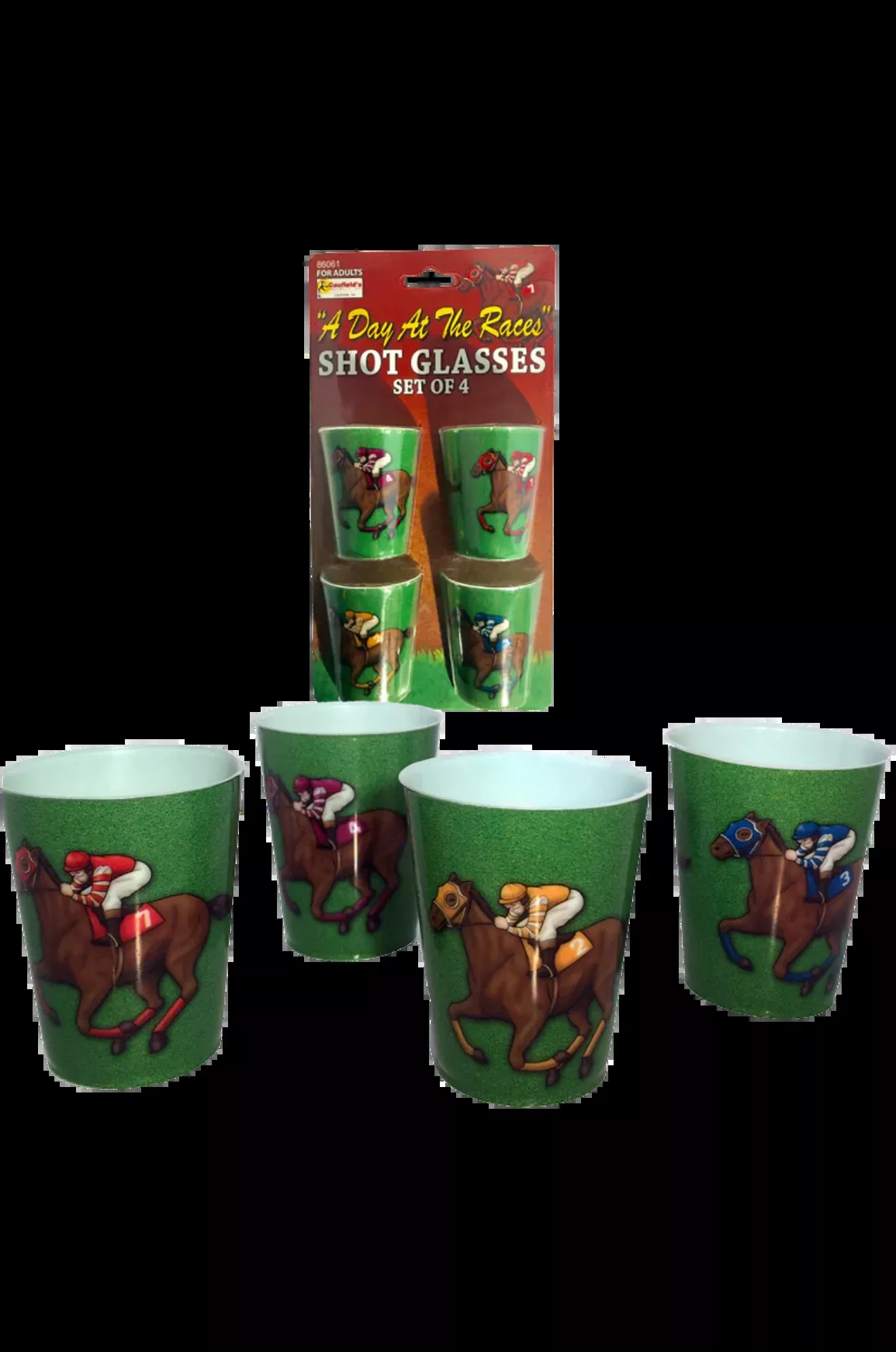A Day At The Races Shot Glasses