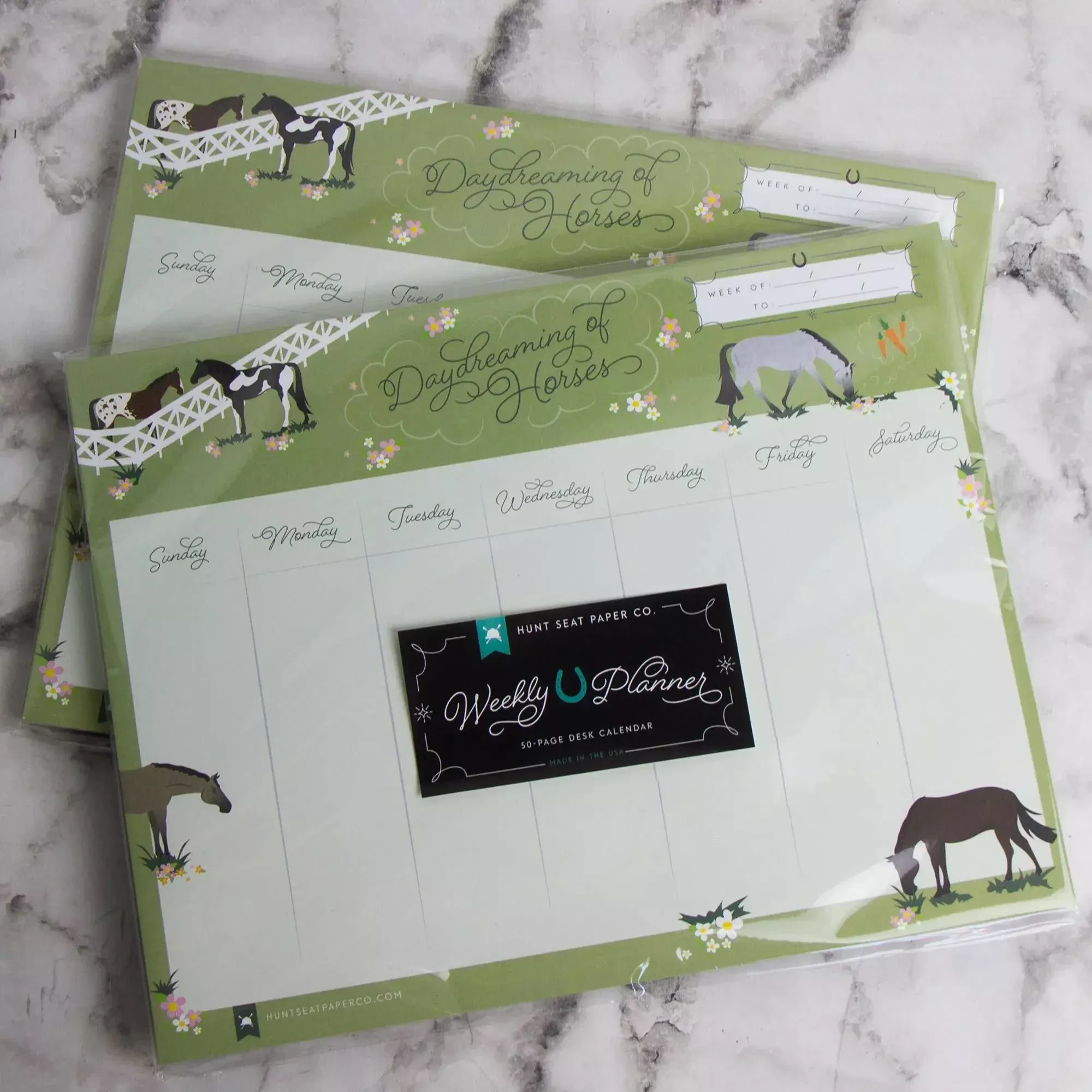 Daydreaming Horses Weekly Planner 8" x 11"