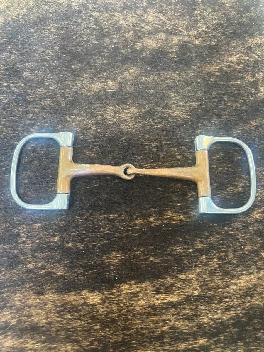 Dee Ring Copper Mouth Snaffle Horse BitB1173