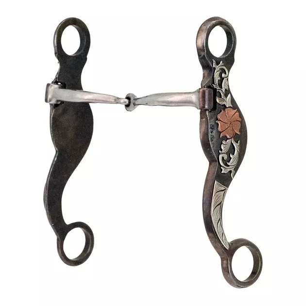 Desert Rose Shank Snaffle Bit