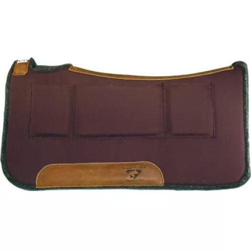 Diamond WoolContoured Relief Western Saddle Pad