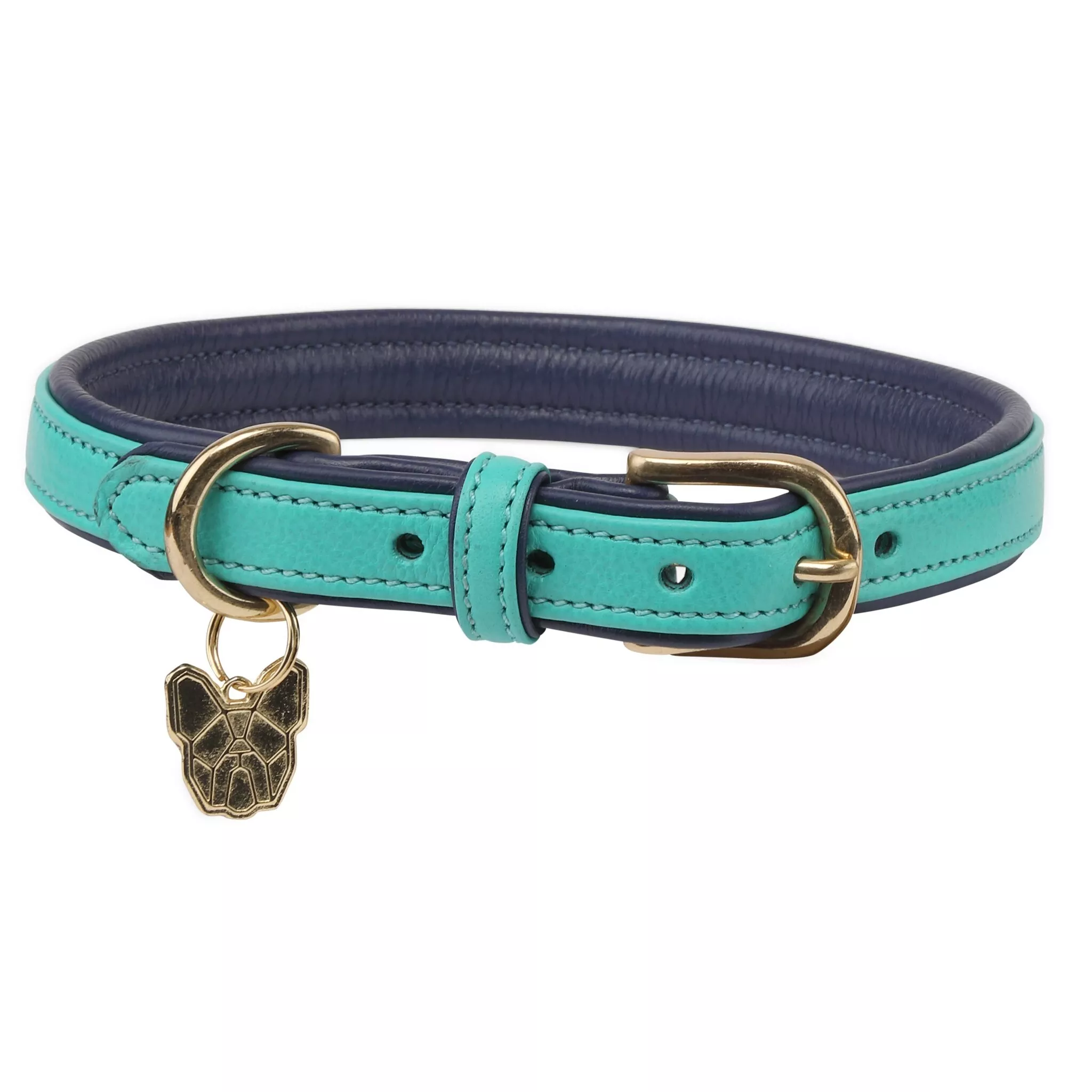 Digby & Fox - Padded Leather Dog Collar -