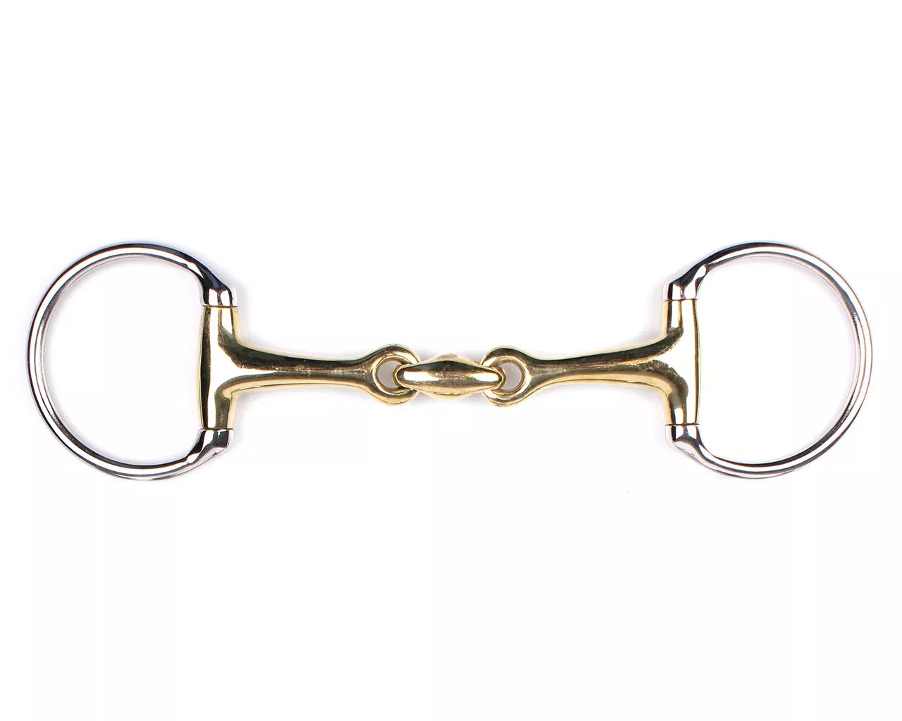 Double Jointed Eggbutt Snaffle Bit
