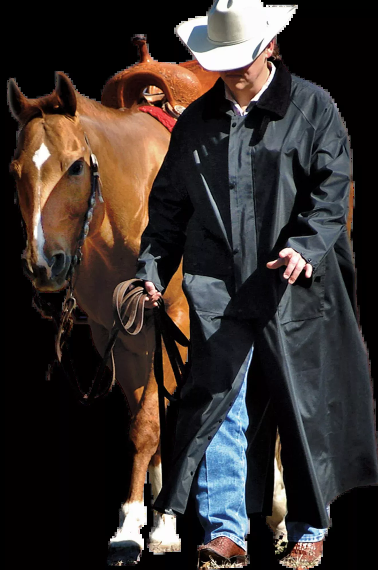 Double S Adult Saddle Slicker