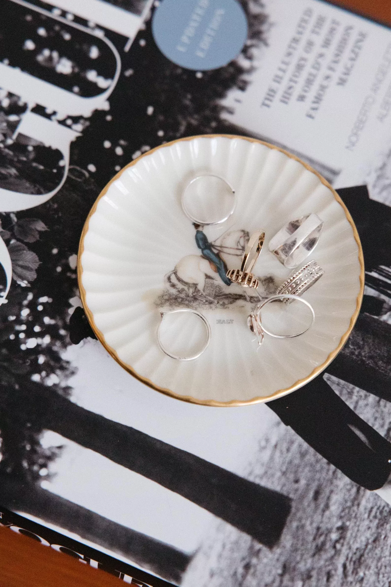 Dressage-Themed Lenox Ring Dish