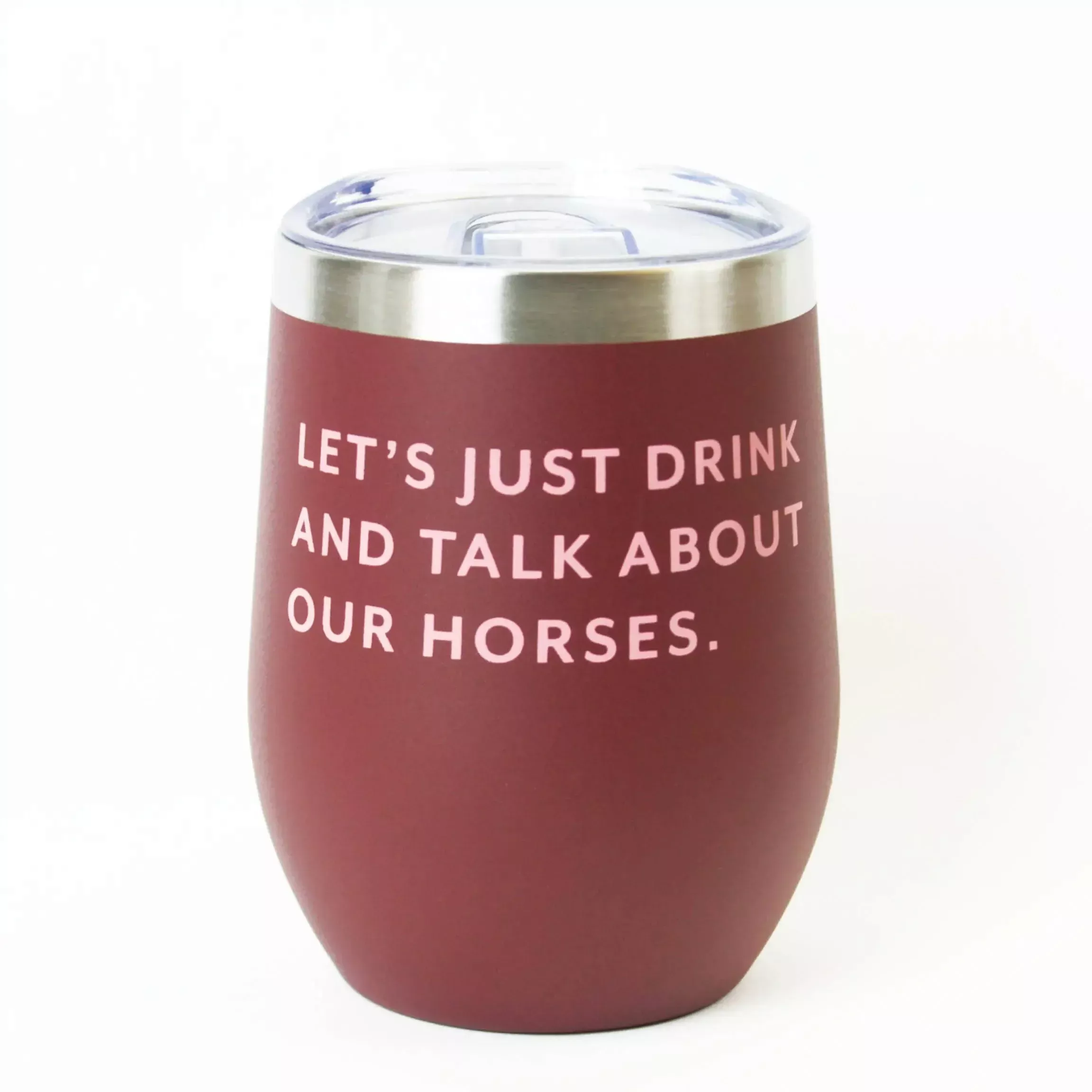 Drink and Talk Wine Tumbler - One Left