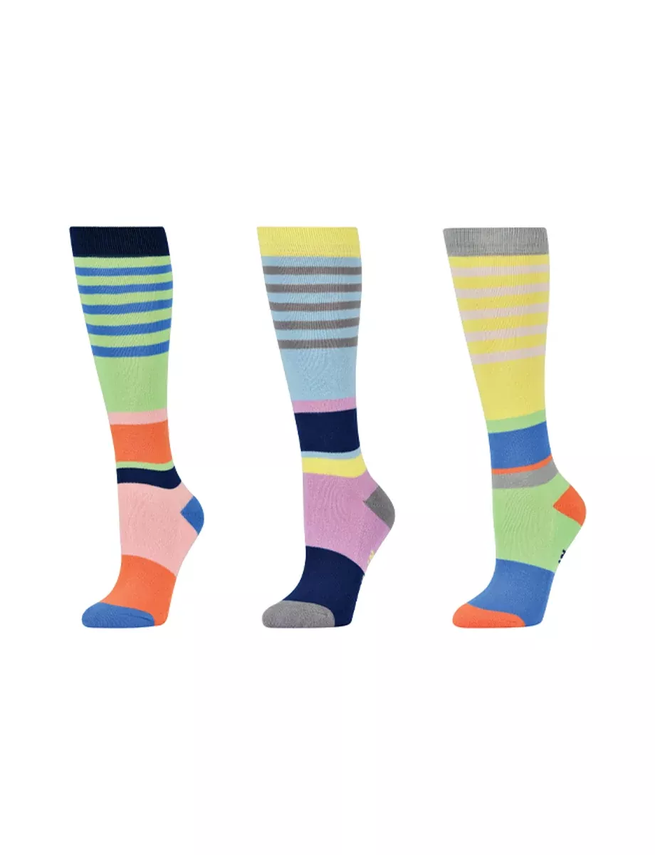 Dublin Kids 3 Pack Socks - Colour Block