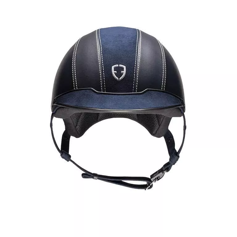 Egide Navy Leather Helmet