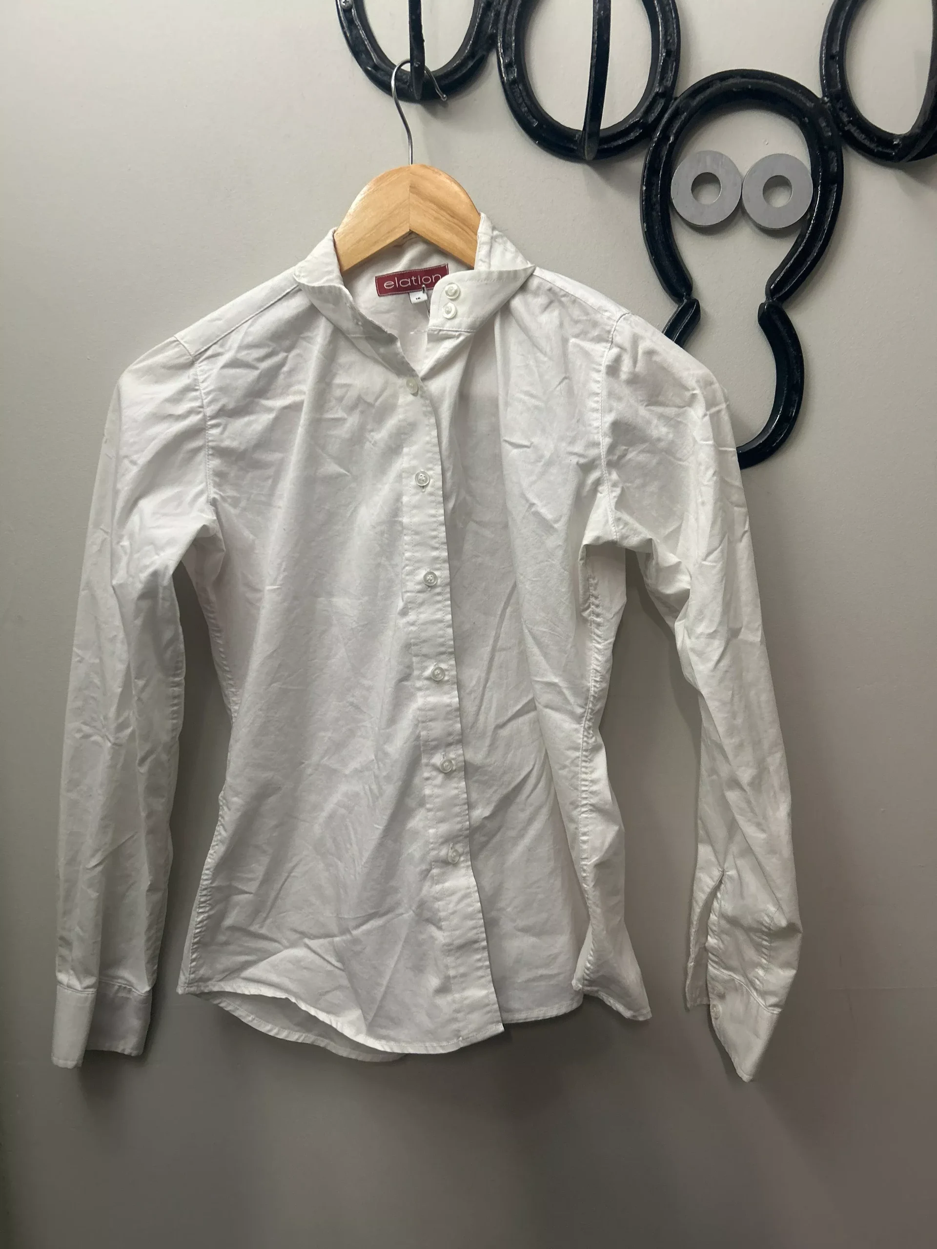 Elation Kids White Show Shirt 16