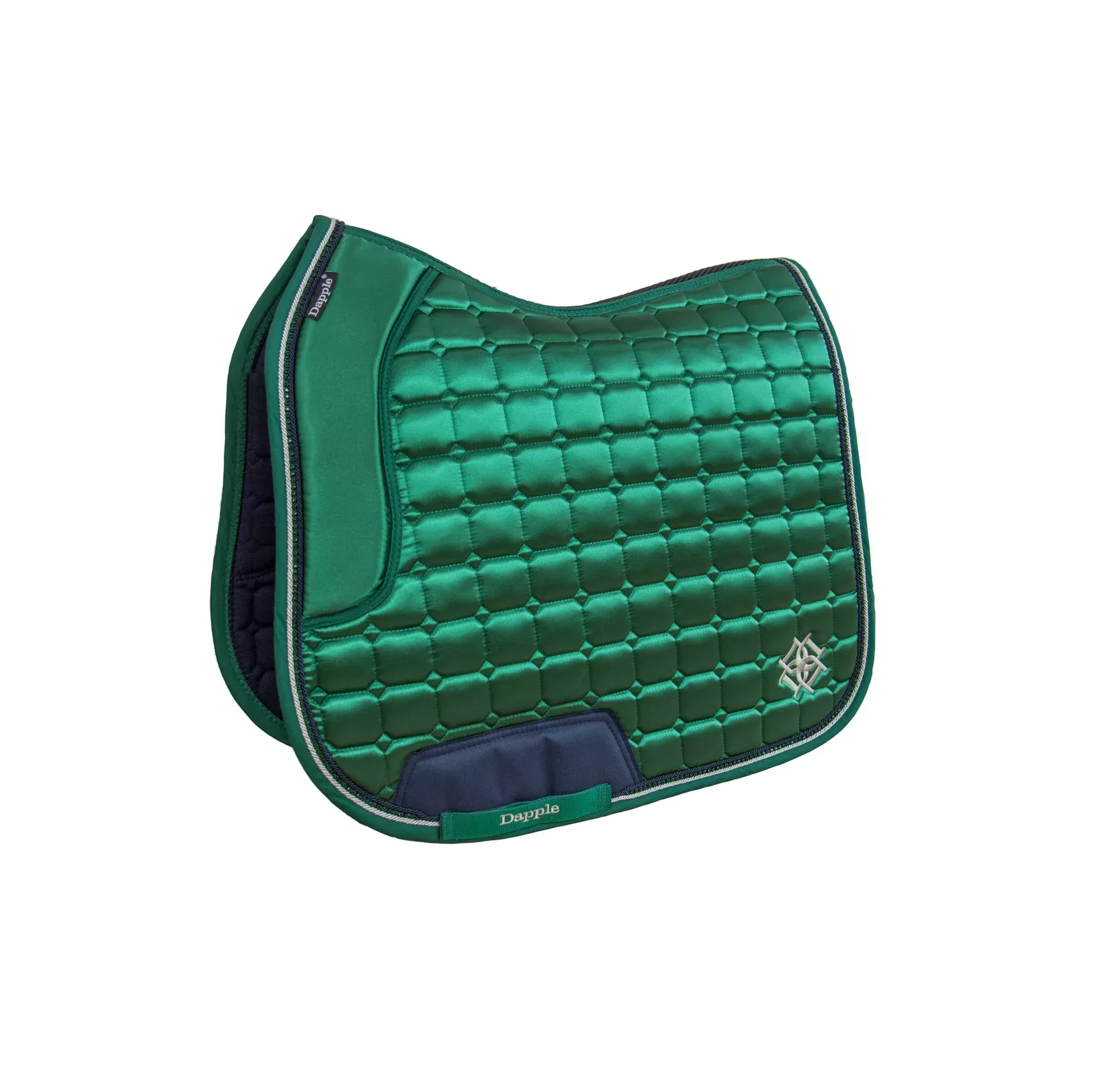 Emerald Green Diamanté Dressage Saddle Pad