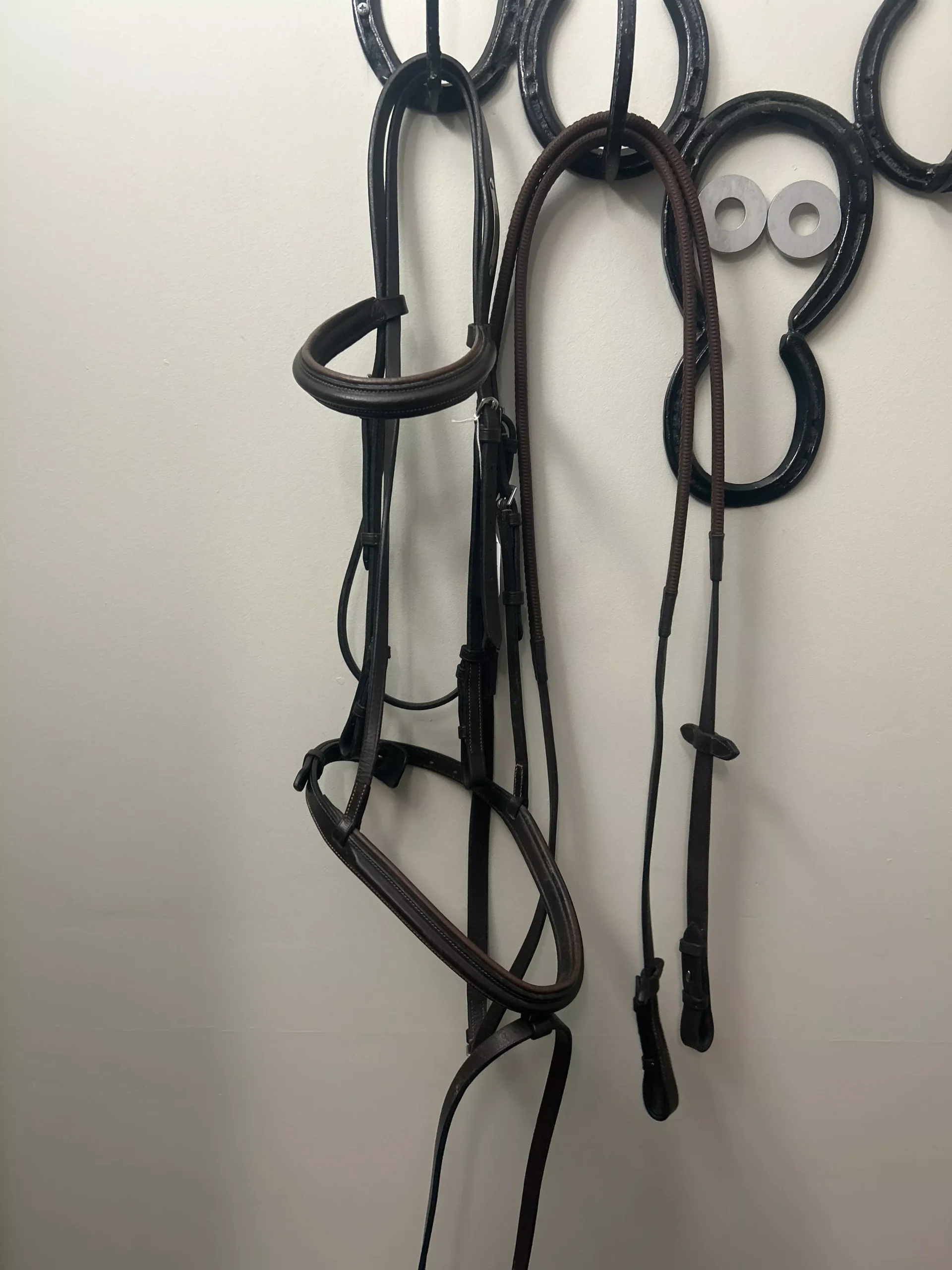 English Bridle with Rubber Reins