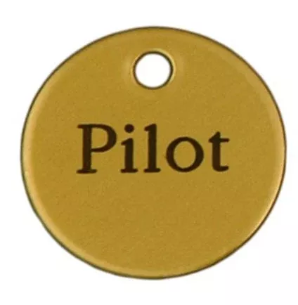 Engraved Round Tag