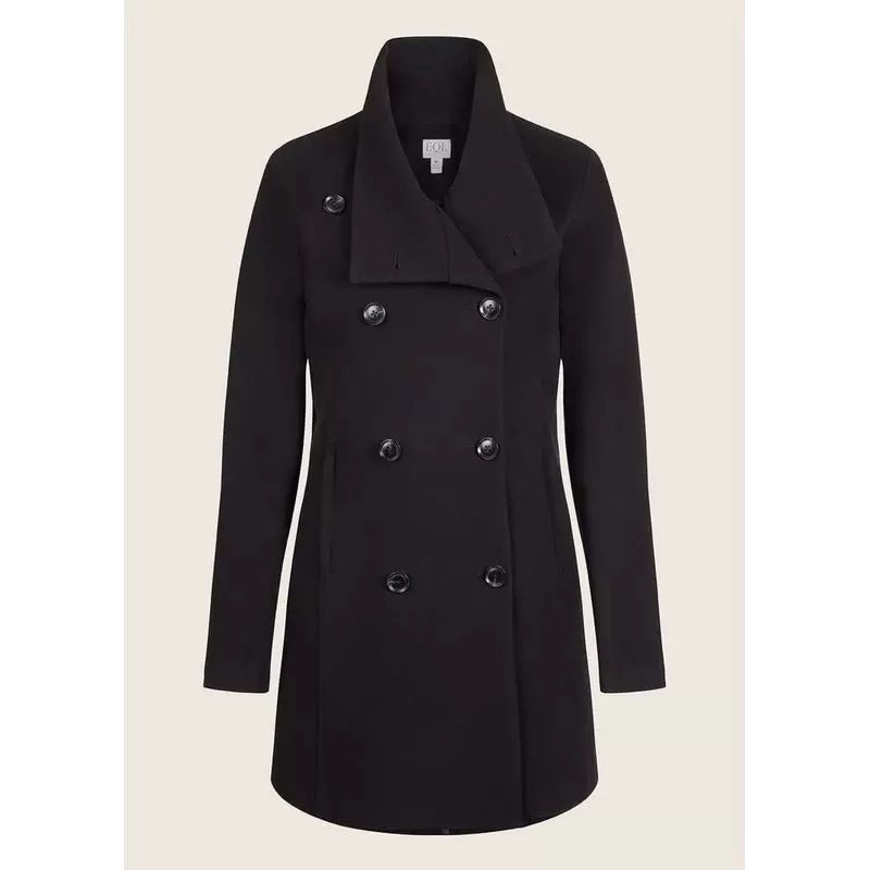 EQL Women’s Harper Brushed Ponte Jacket – Black