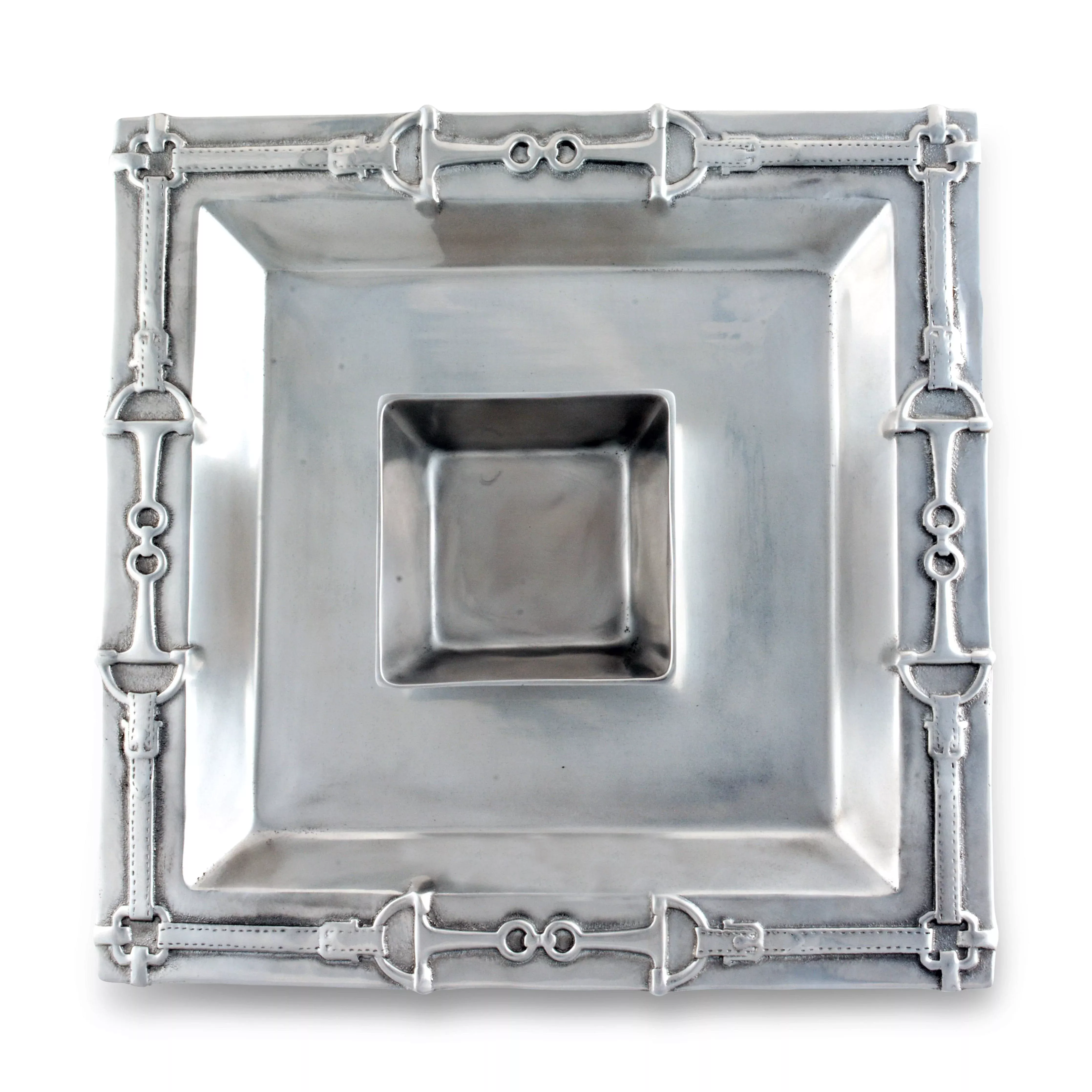 Equestrian Chip & Dip Bowl – Entertain in Style with Equestrian Elegance