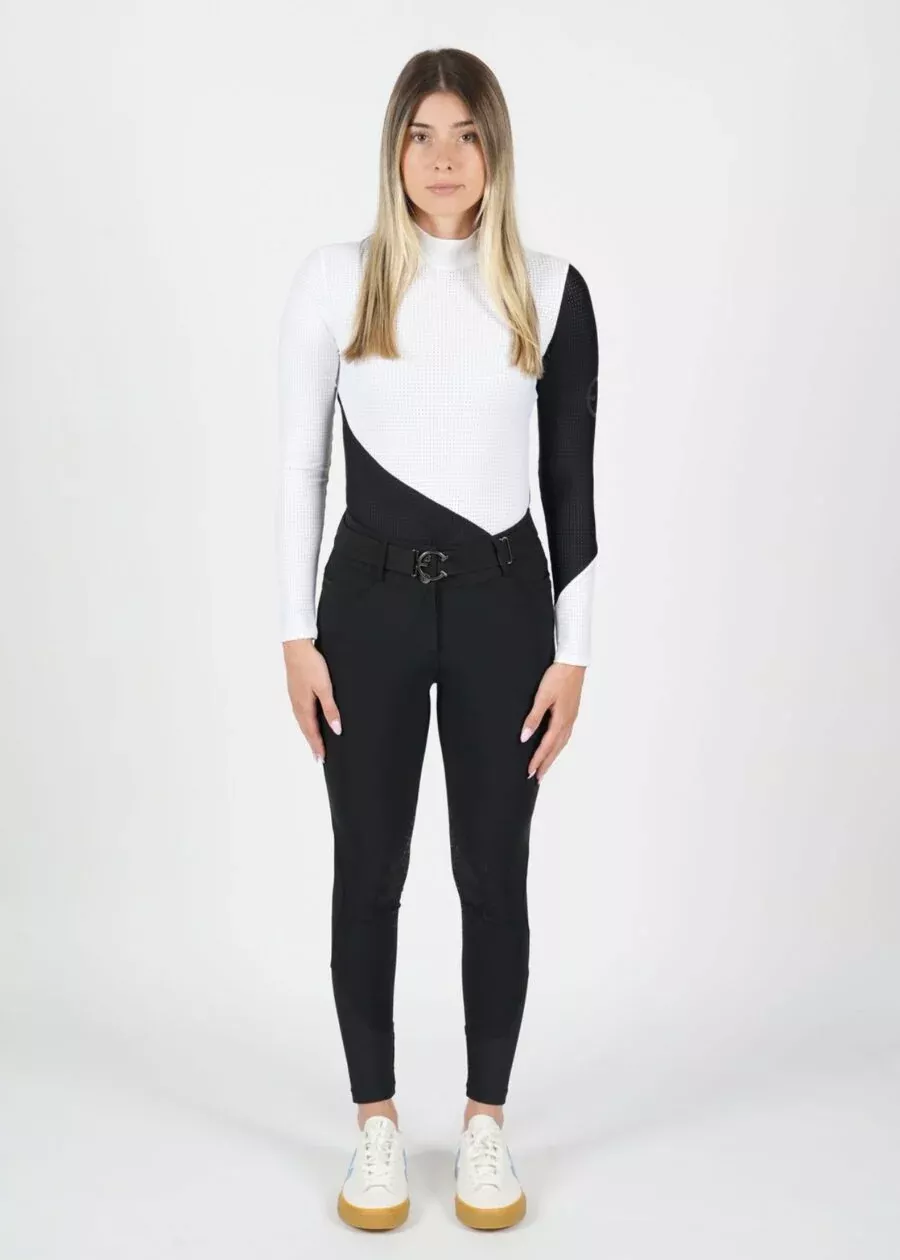 Equestrian Club Bella Turtleneq - Black/White