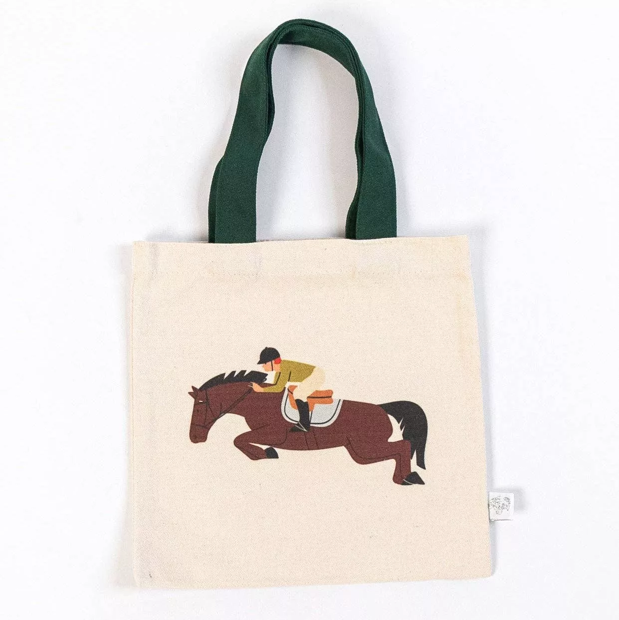 Equestrian Mini Tote Bag – Jumping Horse