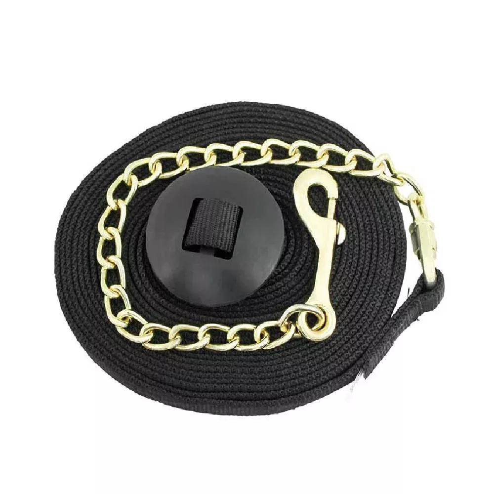 Equi-Sky Lunge Line with Rubber Stopper and Chain