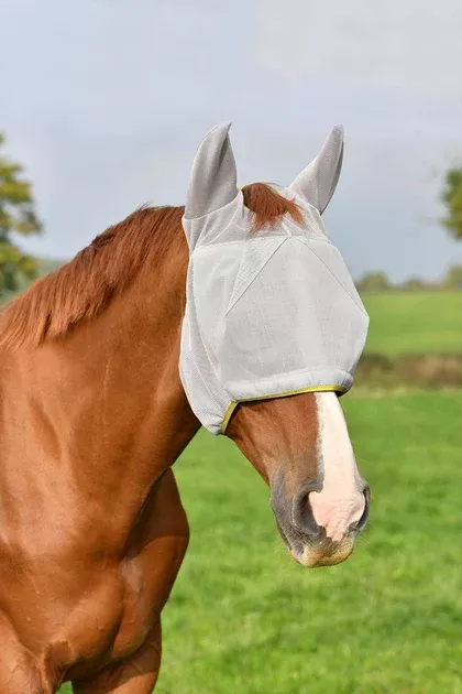 Equilibrium Field Relief Midi Fly Mask & Ears Grey