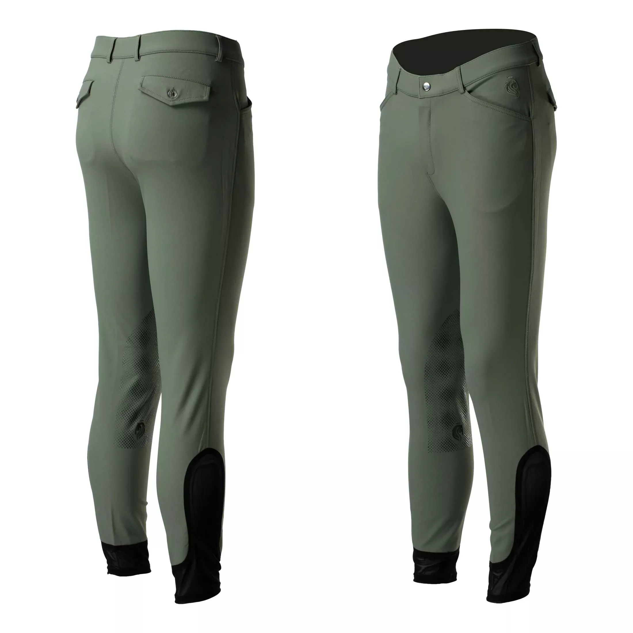 Equinavia Anders Mens Knee Patch Breeches - Thyme