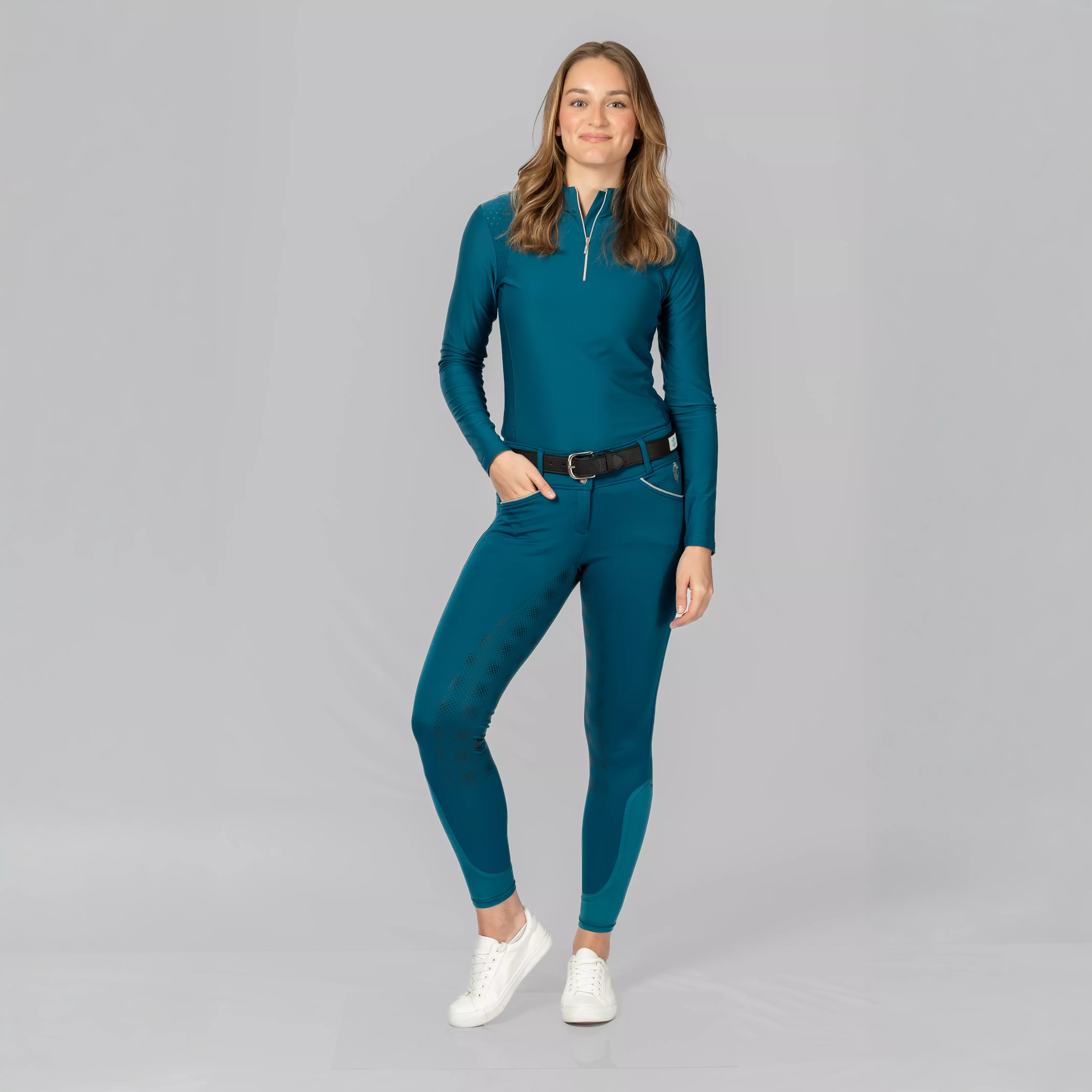 Equinavia Astrid Womens Winter Full Seat Breeches - Lyons Blue