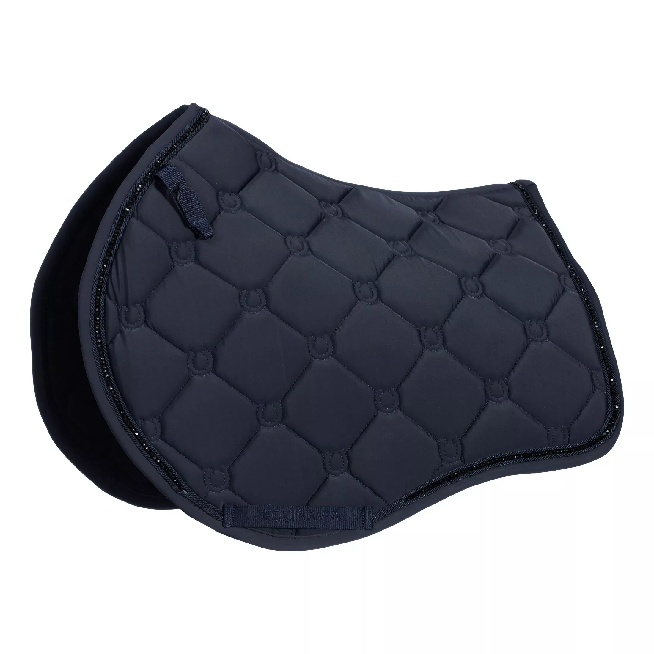 Equinavia Bergen Crystal All Purpose Saddle Pad - Navy