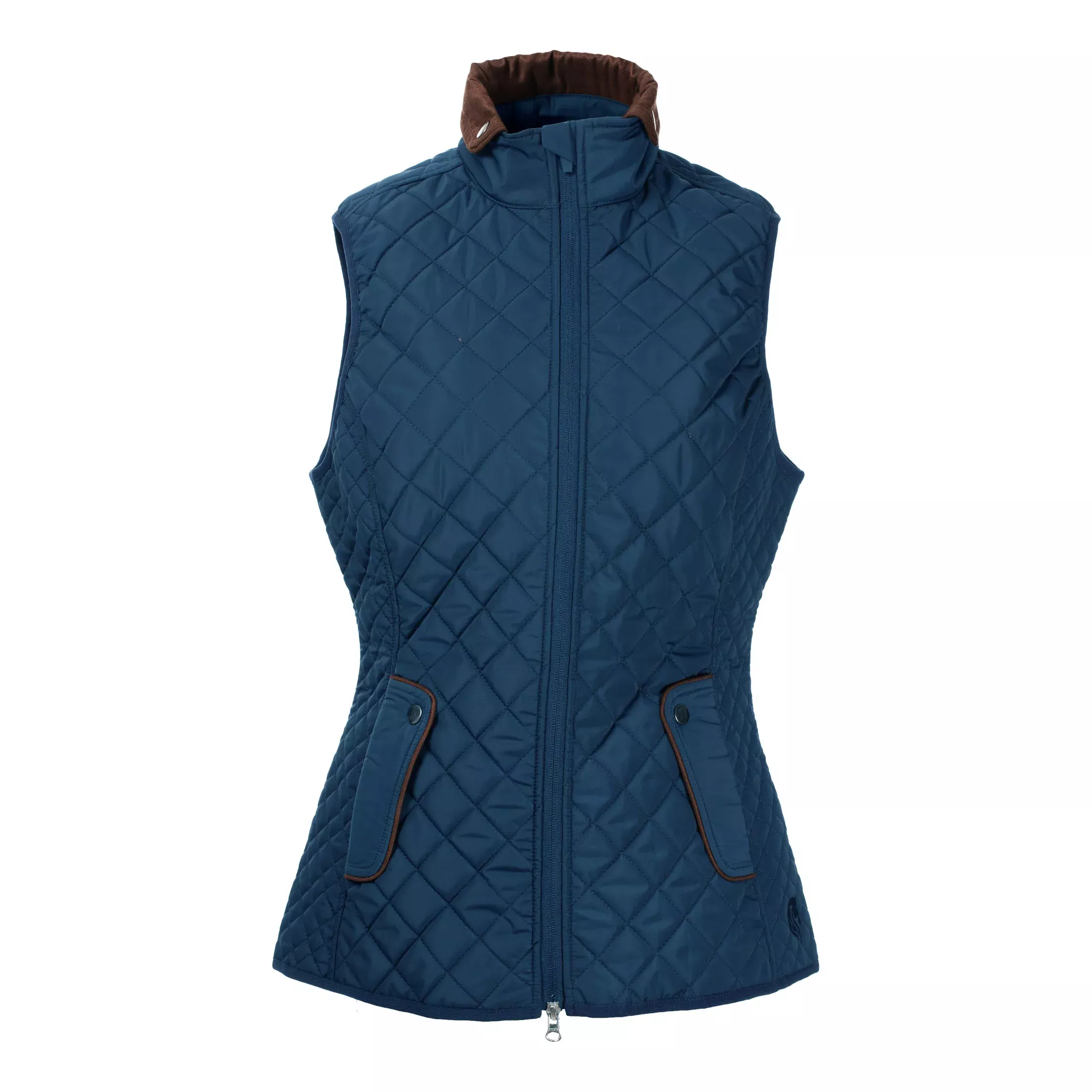 Equinavia Cecilia Womens Quilted Barn Vest - Navy
