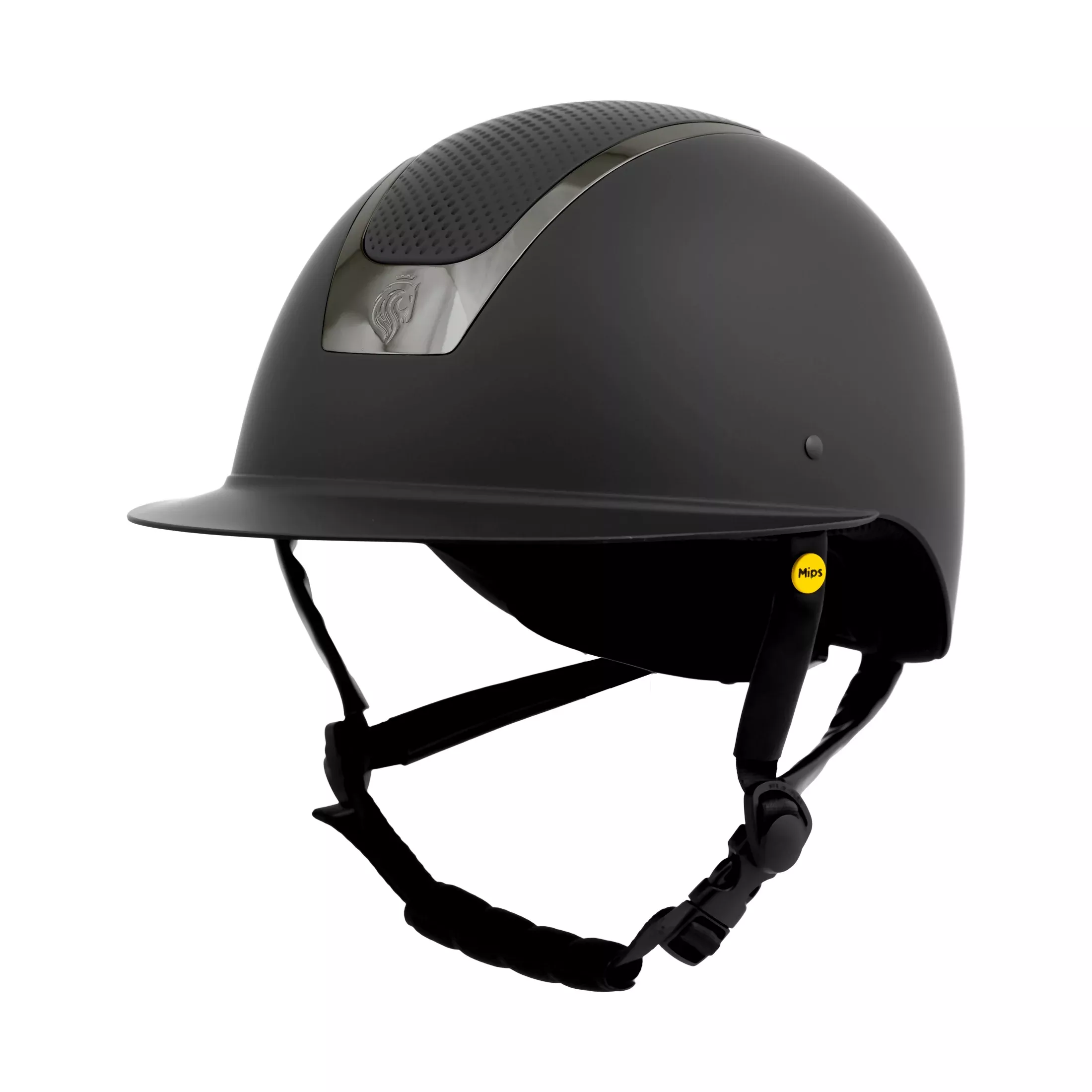 Equinavia Crown Mips Riding Helmet - Black/Gunmetal