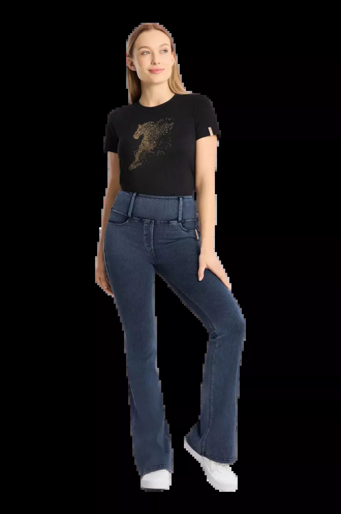 Equinavia Emery Western Denim Look Bootcut Tights