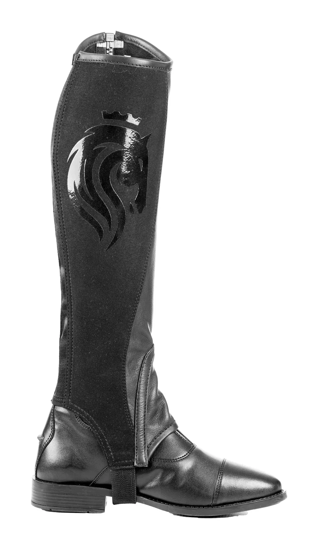 Equinavia Fiona Womens Grip Half Chaps - Black
