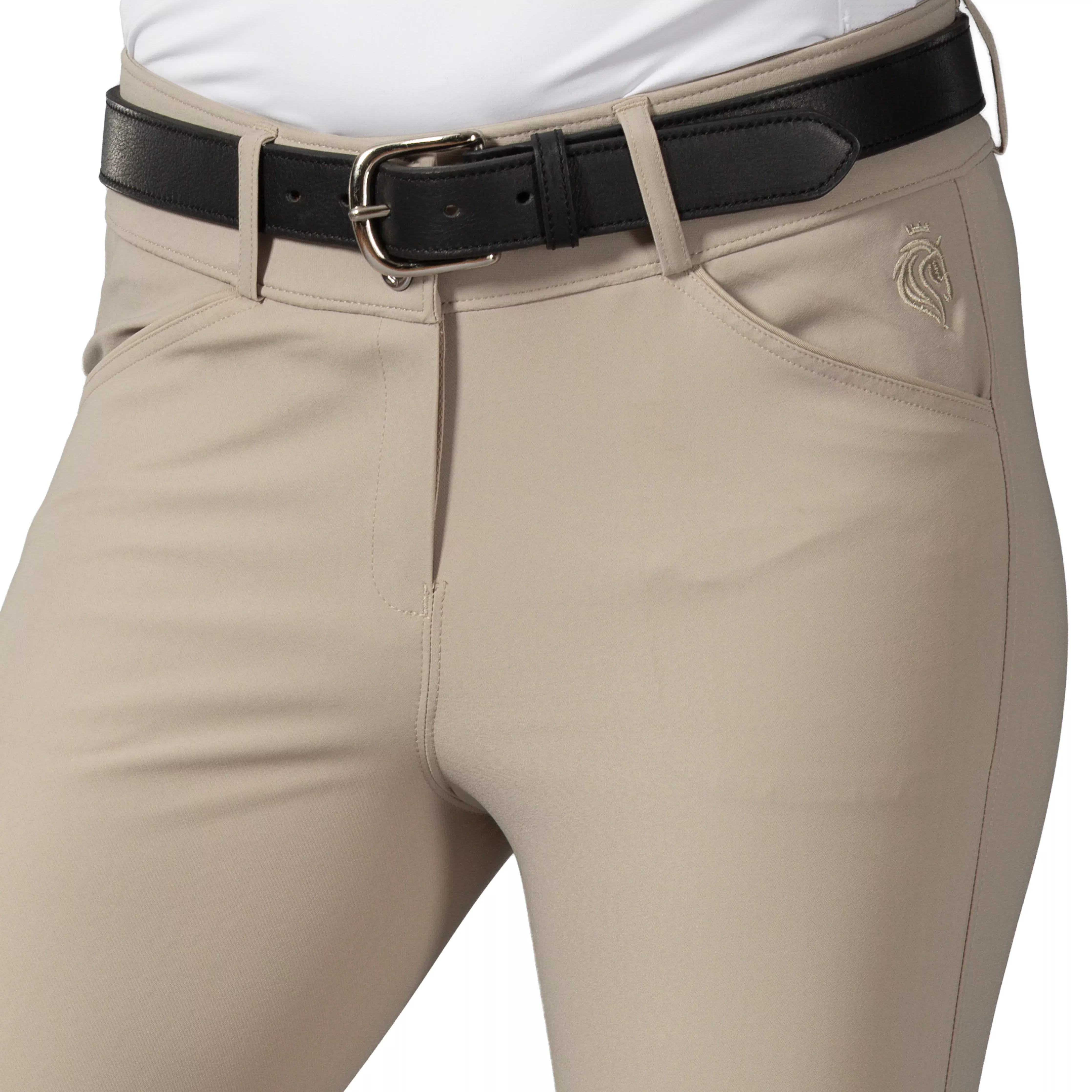 Equinavia Maud Womens Show Knee Patch Breeches Tan
