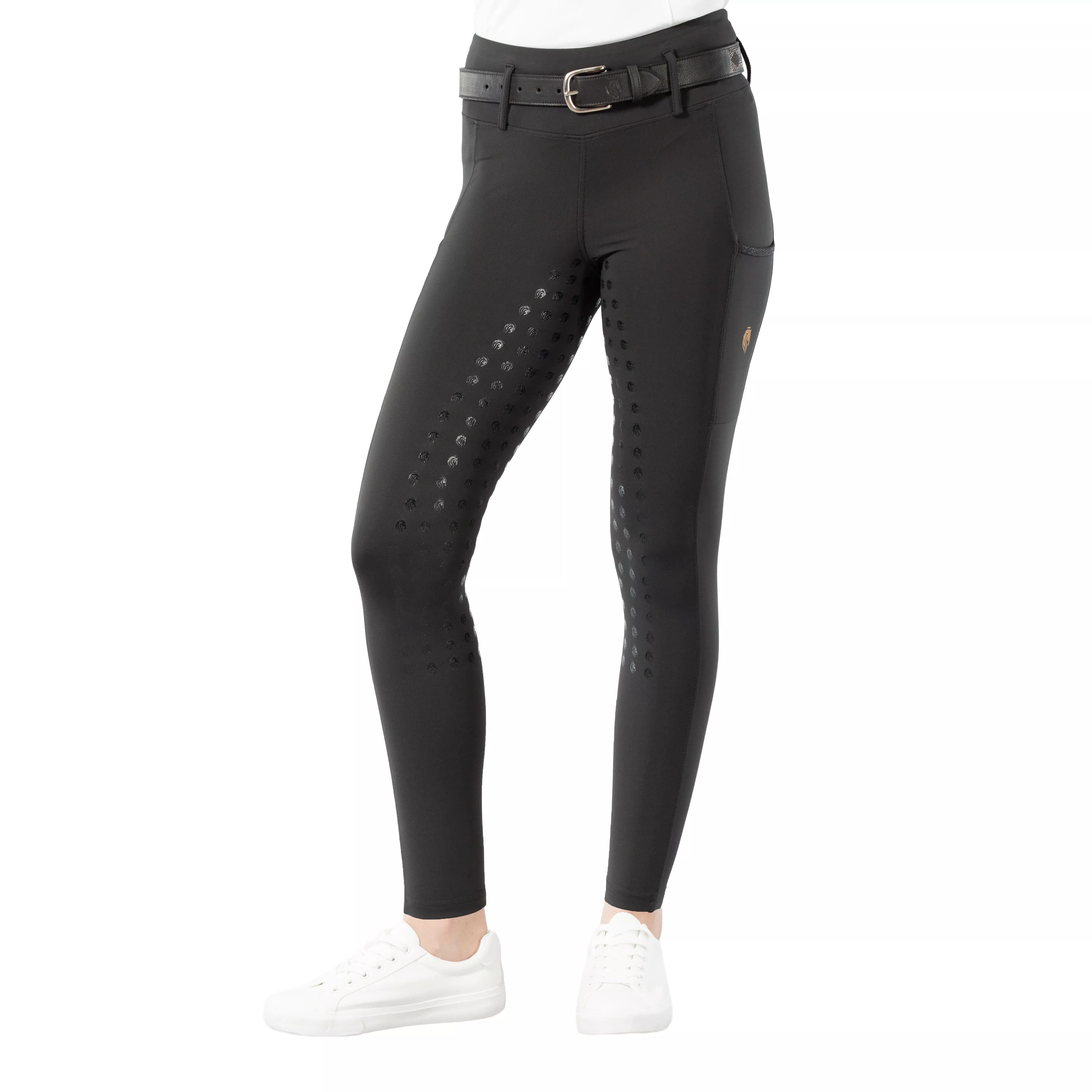 Equinavia Mia Womens Full Grip Tights - Black