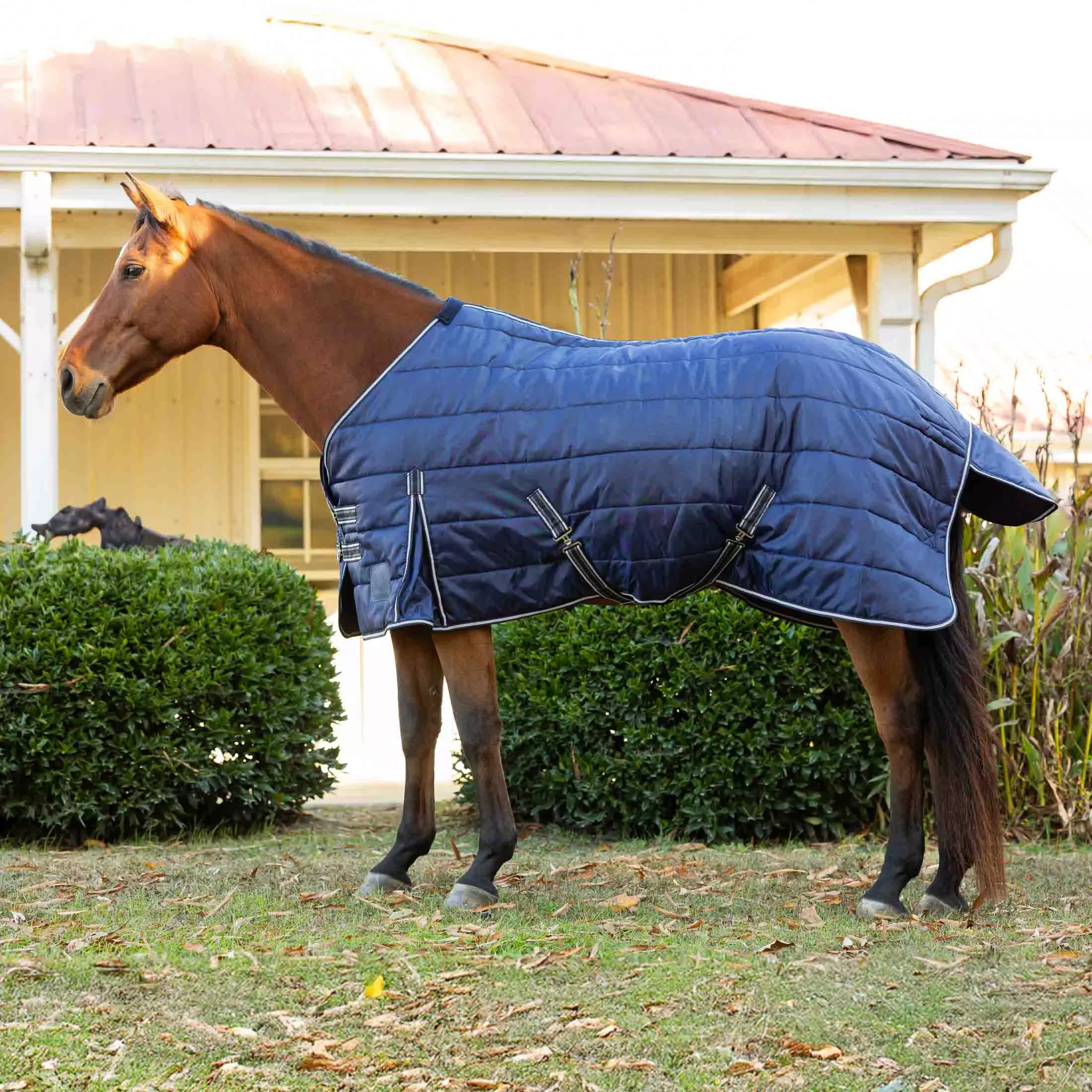Equinavia Norse Gusseted Stable Blanket 200g - Navy