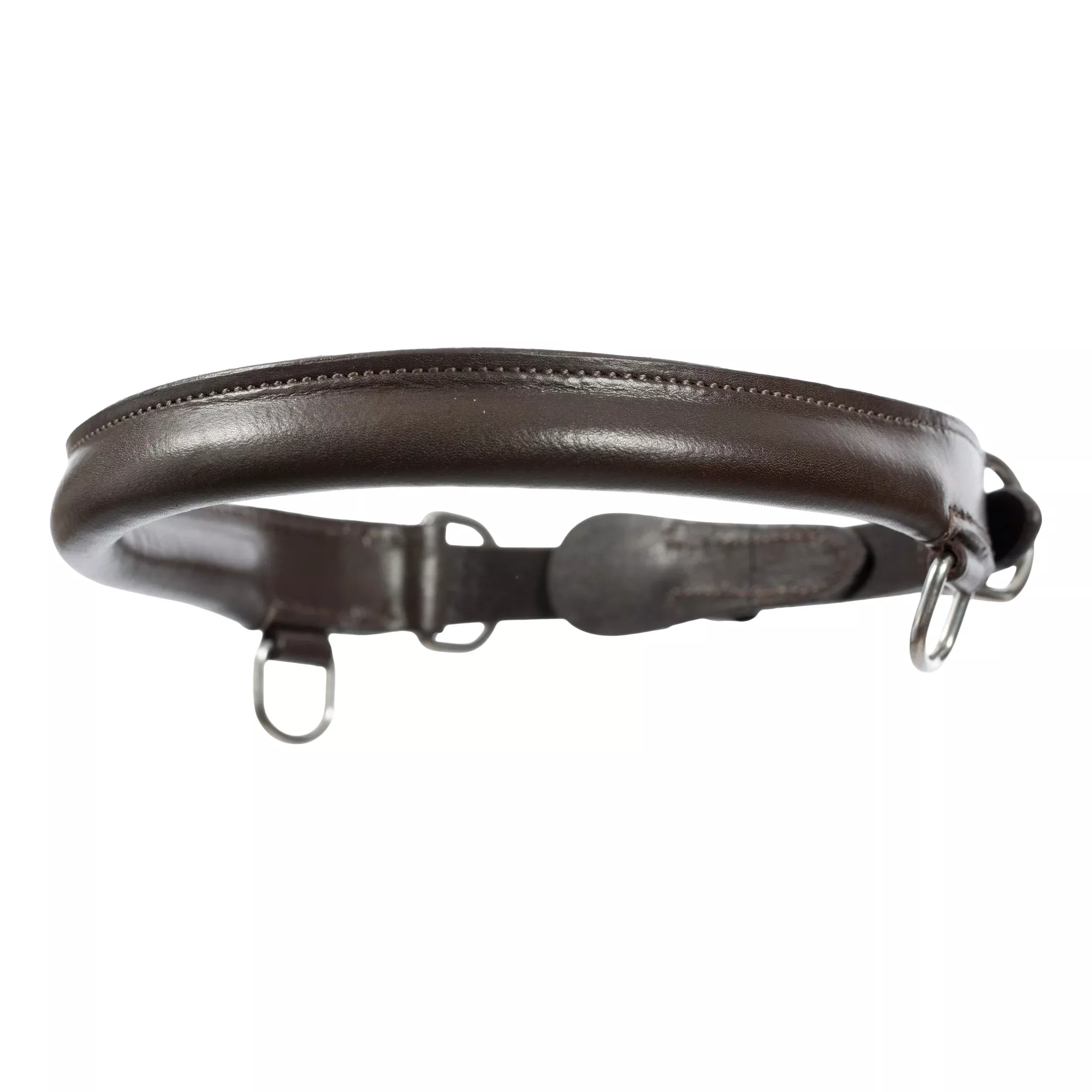 Equinavia Saga Classic Hackamore Noseband - Chocolate Brown