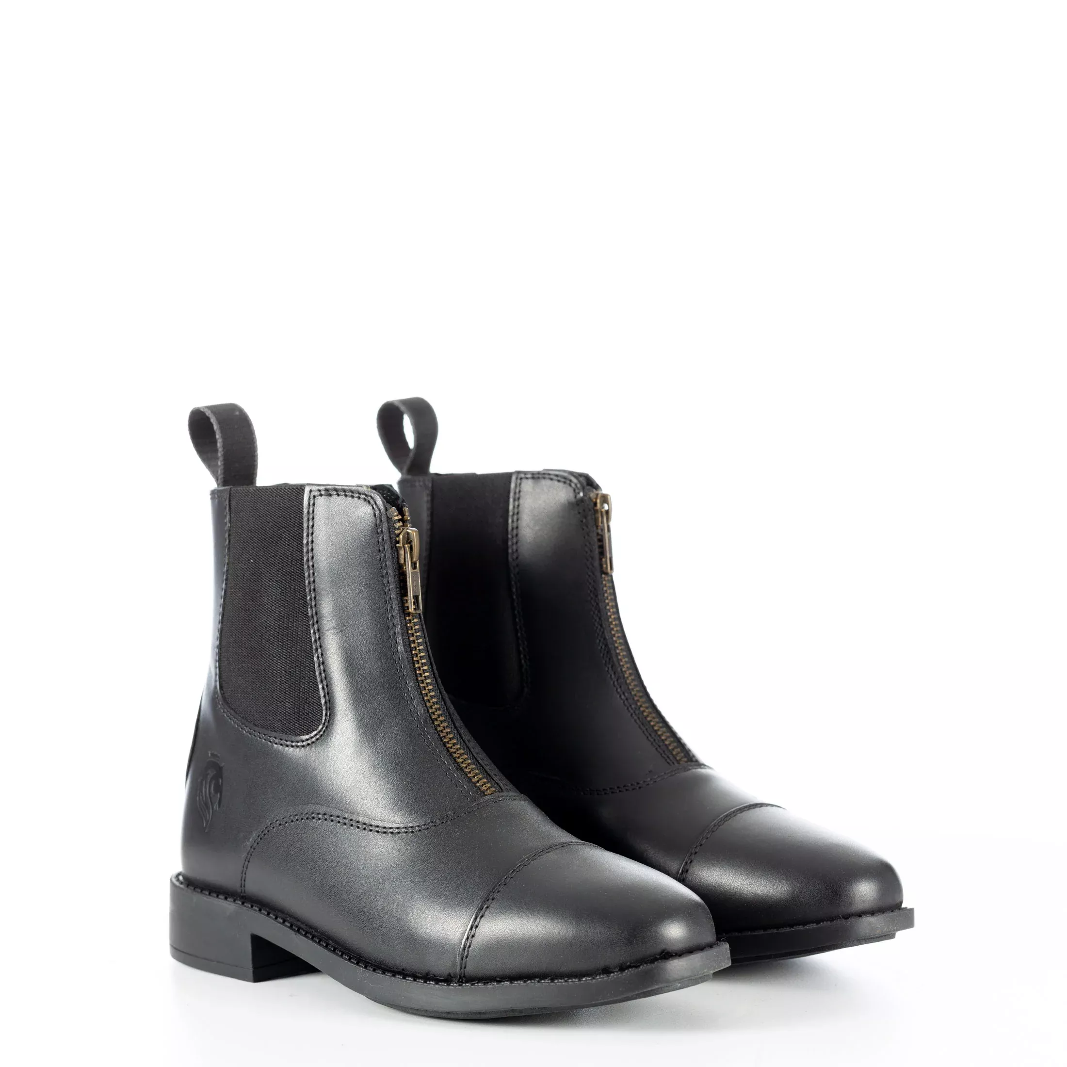 Equinavia Soren Mens Leather Zip Paddock Boots - Black