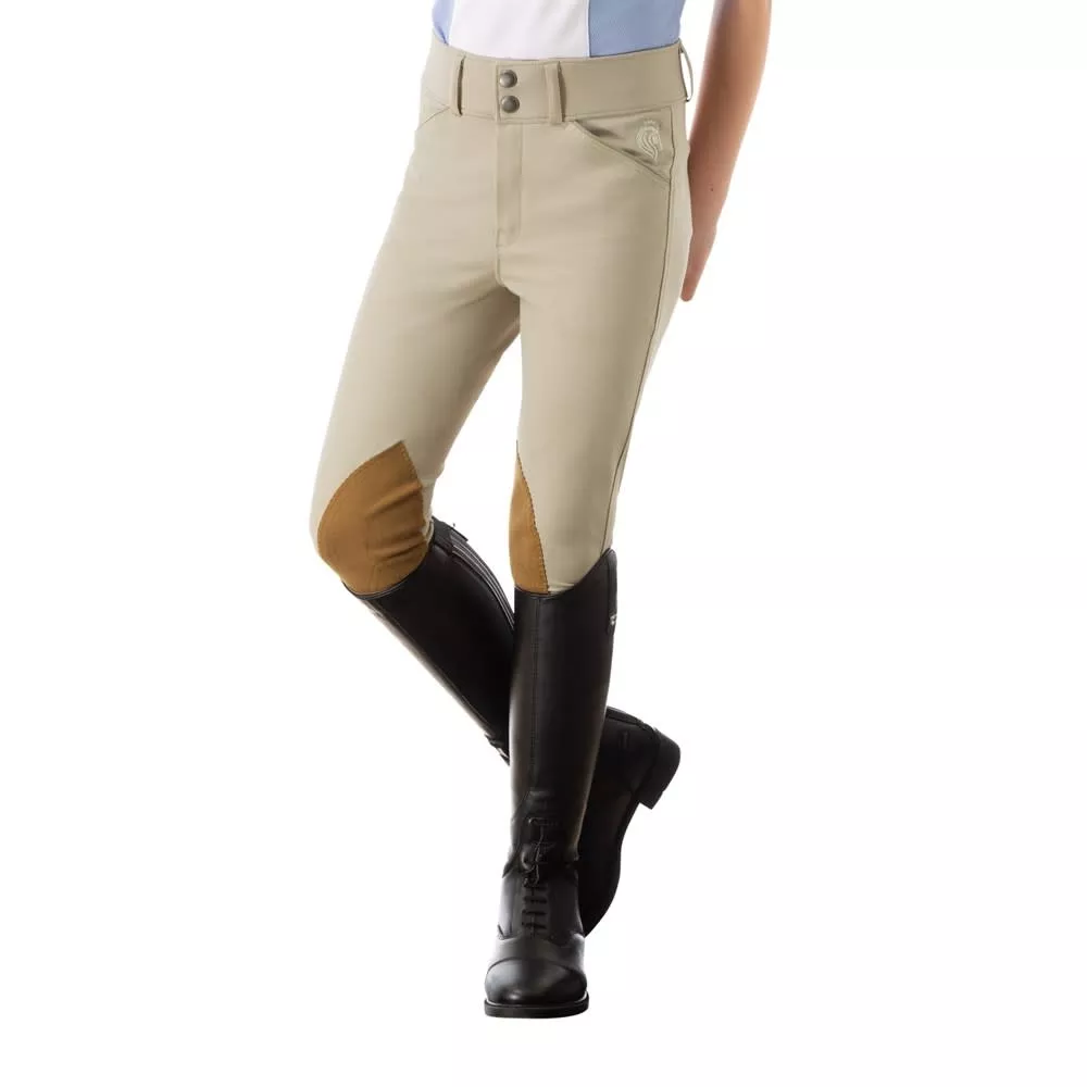 Equinavia Tuva Kids Show Knee Patch Breeches - Tan
