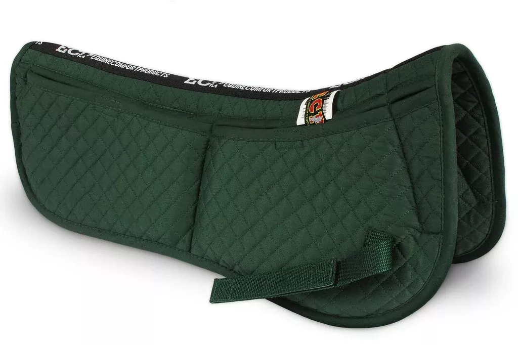 Equine HorseContoured Cotton Correction Pad Memory Foam Inserts 973CFCP619