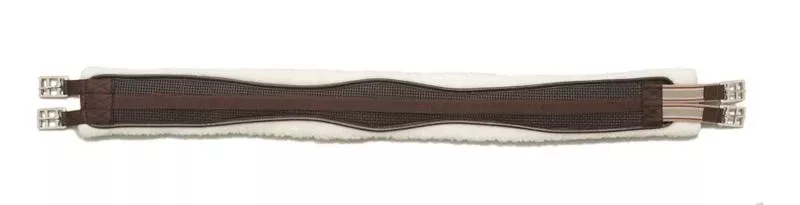 EquiRoyal Shaped Fleece English Girth