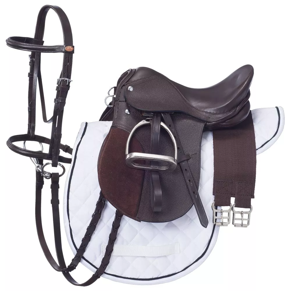 Equitare Miniature All Purpose English Saddle Package