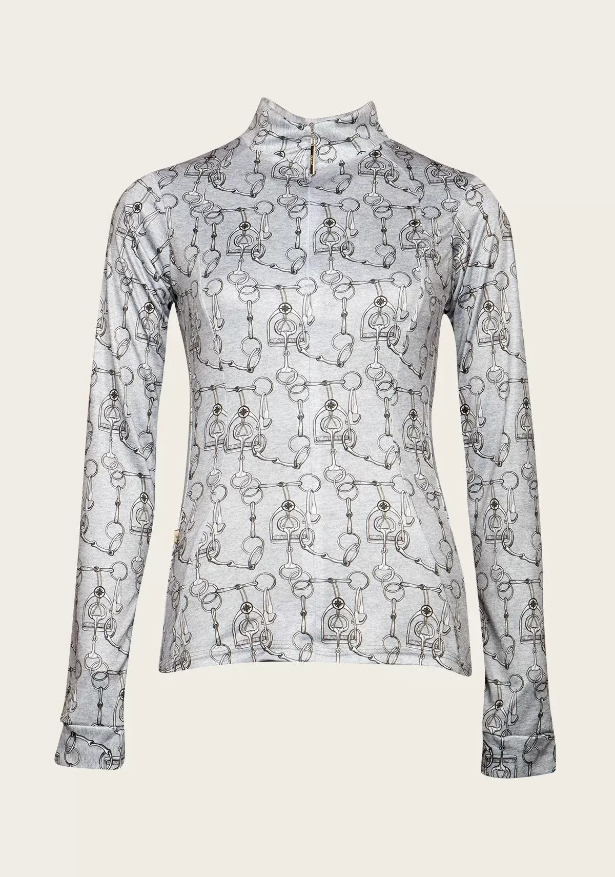 Espoir - Melange Bits Quarter Zip Sun Shirt